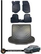 Resim Black Gold Fiat Egea 3D Havuzlu Paspas Sedan + Bagaj Havuzu İkili Set Kuex 
