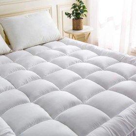 Resim Topper 4.1 - Super Soft Yatak Pedi - %100 Pamuk Kılıflı - Süper Yumuşak Nano Elyaf Dolgu - 140x200 