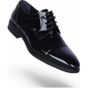 Resim Censay 526 Siyah Rugan Kauçuk %deri Erkek Klasik Ayakkabı Siyah 