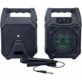 Resim Karaoke Mikrofonlu Fm Radyolu Bluetooth Hoparlör Yüksek Ses Kaliteli 