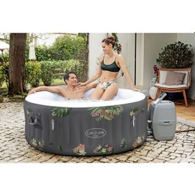 Resim Lay-z-spa 60061 Aruba Signature Airjet Şişme Spa Havuzu, 2-3 Kişilik Gri 