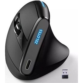 Resim Hallow Zelotes F-36A Kablosuz Ergonomik 2400 DPI Oyuncu Mouse 