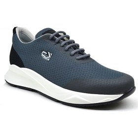 Resim King Paolo B1035 Krakers Spor Erkek Ayakkabı Tekstil Spor Ayakkabı-Füme 
