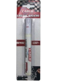 Resim Oto Lastik Yazma Kalemi Beyaz 