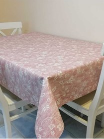 Resim Elyaflı Pvc Muşamba - Desenli Silinebilir Masa Örtüsü 01fnt12113 Bordo 