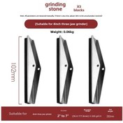 Resim Yunboo 3 Ayarçık Silindir İç Çap Taşlama Aleti - 4 İnç Taşlı Motor Parçaları Silecek Ve Pürüzsüzleştirici Zımpara Aracı 