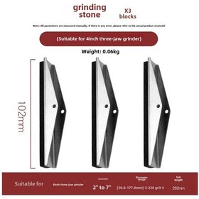 Resim Yunboo 3 Ayarçık Silindir İç Çap Taşlama Aleti - 4 İnç Taşlı Motor Parçaları Silecek Ve Pürüzsüzleştirici Zımpara Aracı 