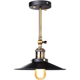 Resim Riolight Retro Tavan-duvar Hareketli Başlık Çap 23cm Siyah 