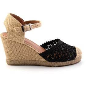 Resim Bambi Siyah Kadın Espadril K01874414028 