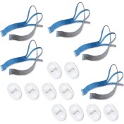 Resim Resmed Airfit P10 Burun Yastık Maskesi Kayışları Için 5 Adet Başlık 10 Adet (Yurt Dışından) 