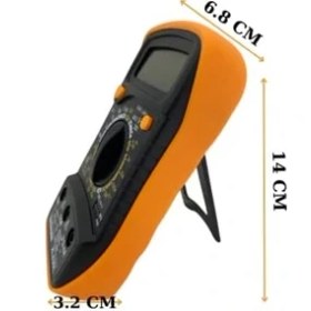 Resim XL830L Dijital Multimetre LED Ekranlı Mini Ölçü Aleti 9V Pil Hediyeli Avometre Özellikli 