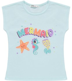 Resim Civil Girls Mermaid Baskılı 6-9 Yaş Pijama Takımı - Yeşil - Açık Mint / 7-8 Yaş 