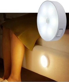 Resim Hareket Sensörlü Şarjlı Led Lamba - Banyo Mutfak Otomatik Lamba (1) 