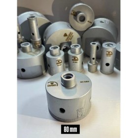 Resim Örnek Mermer Sulu Vakumlu Karot 80 mm 