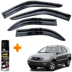Resim Kia Sorento Mügen Cam Rüzgarlığı 2002-2010 Arası 4 Lü Takım +500ml Lastik Parlatıcı 