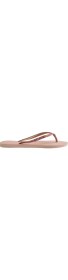 Resim Havaianas Slim Glitter II Kadın Açık Pembe Terlik Silikon/Plastik Günlük Kullanım İçin 