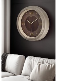 Resim Krem Kasa Kumbeji Çerçeve Duvar Saati 45 Cm Diğer 