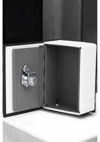 Resim Mey İthalat Gizli Kasa Kitap Görünümlü Anahtarlı Çelik Mini Kasa 