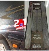Resim Volvo S80 Exclusive Kapı Eşiği + Çamurluk Vent Krom 