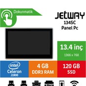 Resim Jetway 134sc Intel Celeron J1900 4gb 120gb Ssd Freedos 13.4" Endüstriyel Panel Pc 