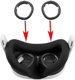 Resim Yaslayp Glasses Spacer for Meta/Oculus Quest 3,VR Accessories with Magnetic Frame and Diy Lenses - That Supports Changing Lenses to Accommodate Your Nearsightedness 
