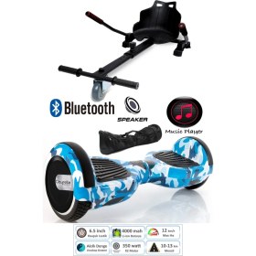 Resim Citymate Elektrikli Kaykay Scooter Hoverboard Akıllı Dengeli + Hover Kart + Çanta Full Paket 