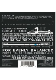 Resim D'addario Exl120bt Xl Nickel Serisi Elektro Gitar Tel Seti Super Light - 09-40 - Balanced Tension 