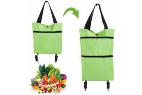 Resim Fantastik Store Katlanabilir Tekerlekli Pazar Market Çarşı Arabası Market Alışveriş Çantası - Lisinya 