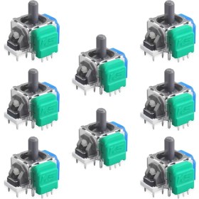 Resim Pop Konsol 8 Adet Xbox One Uyumlu Manyetik Mıknatıslı Analog 3D Joystick Hall Sensör Xbox One Kol Yedek Parça 