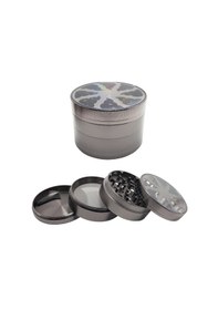 Resim Gri 63 MM 4 Katlı Grinder Herbal Öğütücüsü Parçalayıcı Rb83gr 
