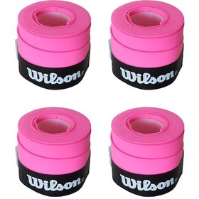 Resim Wilson Comfort Bowl O'Grips 4 Adet Grip Tenis Raketi Gribi Pembe 
