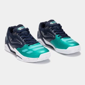 Resim Joma Set Erkek Siyah Toprak & Sert Kort Tenis Ayakkabısı TSETS2543AC 
