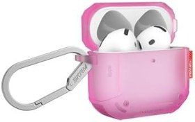Resim Airpods 4 İle Uyumlu Kılıf Airbagli 360 Derece Tam Koruma Skinarma Mecha CE Askı Aparatlı Kılıf Pembe 