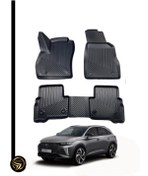 Resim BLACK DS7 Crossback 3D Havuzlu Paspas Kauçuk 
