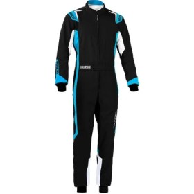 Resim Sparco Thunder Karting Tulumu Siyah Mavi 120 Beden 