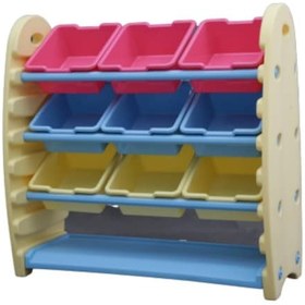 Resim Özyıldırımplastik King Kids Saklama Rafı Krem Çok Renkli 