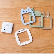 Resim Novahub Mavi Karikatür Aydınlık Anahtarı Duvar Sticker Dıy Dekorasyon Floresan Çocuk Odası Anahtarı Koruyucu Kapak Mavi 