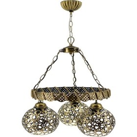 Resim Venon Siyah Sarı 3' Lü Tabiat Camlı Avize (753 0547 40 099) 
