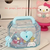 Resim 1 adet Sanrio Hello Kitty Hazine Kutusu - Kalp Şeklinde Pencereye Sahip Klasik Tarz Plastik Takı Organizatörü, DIY Boncuklar, Bilezikler, Fan Koleksiyonları için Çok Amaçlı Depolama, Dayanıklı Dikdörtgen Masaüstü Kutu, Elektrik Gerekmez, İdeal Noel Hediyesi, Takı Kutusu, Bilezik Tutucu, Eğlenceli Tasarım, Sağlam Yapı, Dekoratif Kutu, El Sanatları Meraklıları İçin 