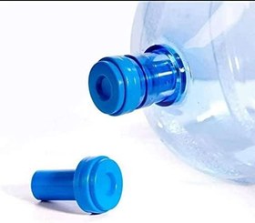 Resim Vakia Şarjlı Su Pompası / Su Sebili Uyumlu Su Dökülmesini Engelliyen Yaylı Non-spill Damacana Kapağı 