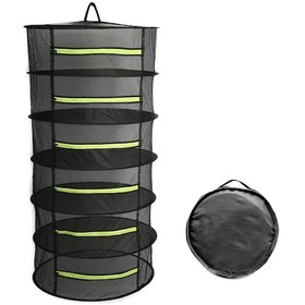 Resim Xiyyadms Katlı Kurutma Ağı - 2/4/6/8 Kat Seçenekli, Çiçek-bitki-giyim Kurutucu, Katlanabilir Tasarım, İç/ Dış Kullanım, Depolama Çantası İçerir 