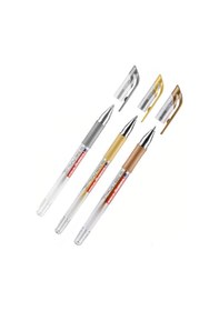 Resim Eddıng Jel Kalem Crystaljelly 3 Lü Pşt Bronz-altın-gümüş Diğer 