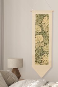 Resim William Morisse Duvar Halısı, Sanat Serisi Dekor, 100cm Kanvas Flama Askılı Duvar Örtüsü NO:701 - Renkli - 14 / 30 x 100 