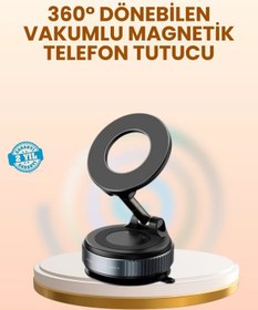Resim Vakumlu Manyetik Araç Telefon Tutucu Güçlü Tutuş Diğer 