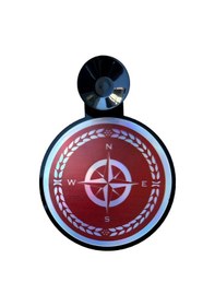 Resim Oto Resimlik Vantuzlu Pusula 7 Cm 