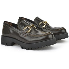 Resim Ziya, Hakiki Deri Kadın Ayakkabı 1531033z2549 Kahve 1531033z2549 300 Kahve 