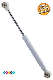 Resim optana Dolap Kapak Gazlı Amortisör Piston Hidroliği 27 cm 80N Yavaş Kapanır Mekanizma 