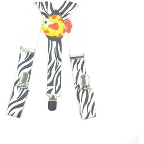 Resim MORDİNO Balık Figürlü Kaplan Desenli Çocuk Pantolon Askısı Çok Renkli 