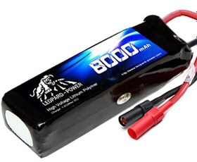 Resim 8000 mAh 22.2V 6S 25C UAV & Multirotor Lipo Batarya Pil Leopard Power