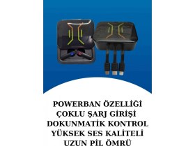 Resim Narnuga Wireless Şarjlı Akıllı Saat ve Dijital Göstergeli Kablosuz Bluetooth Kulaklık Nabız Ölçer 